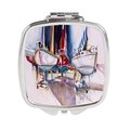 Carolines Treasures Dry Dock Sailboats Compact Mirror JMK1240SCM